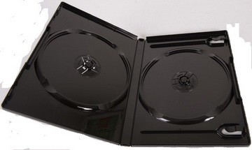 EXCH 雙片DVD精裝優質軟盒/黑色 1箱100PCS