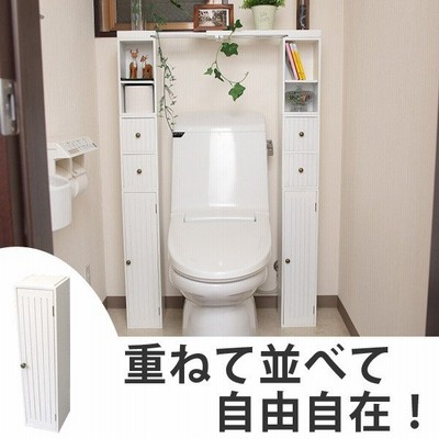 トイレ収納 スタッキングdeトイレ収納天板 トイレ用品 収納 コーナーラック 台 天板 通販 Lineポイント最大get Lineショッピング