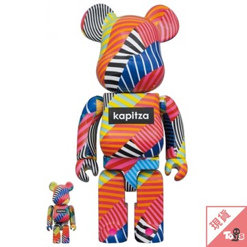 （現貨）BEARBRICK KAPITZA  紙膠帶 400+100% 正版 大娃 公仔 玩具有毒