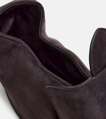 Gabriela Hearst Demi suede clutch