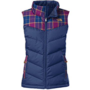 美國百分百【全新真品】The North Face 背心 TNF 羽絨 北臉 深藍色 550 保暖 女 XS號 E477