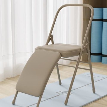 加厚瑜伽椅Yoga艾揚格輔具普拉提多功能PU面專業輔助折疊瑜珈凳子