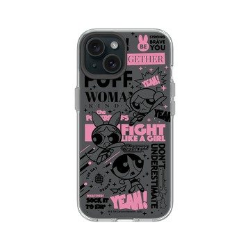 iPhone 15 Clear 透明 - The Powerpuff Girls 飛天小女警 - 女孩的力量海報款