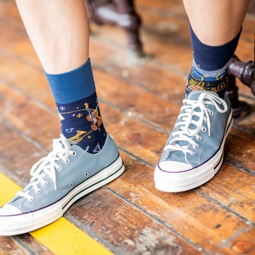 香港原創設計 Pair Pair Full x 香港管弦樂團旋律天際線 - 襪子