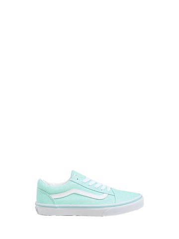 vans jn old skool glitter pastel blue