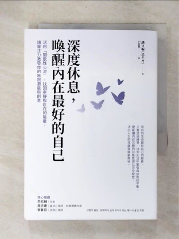 【書寶二手書T1／勵志_CZL】深度休息，喚醒內在最好的自己：活用「間歇性心流」，找回寧靜與自在的能量，讓專注力激發你的無限潛能與創意_趙又奭, Loui