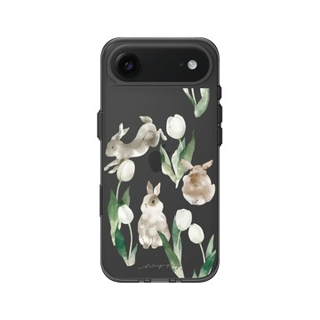 iPhone Air Clear (相機按鈕) 酷墨灰 - 涼丰 LiangFeng - 野兔鬱金香