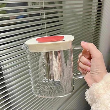 高顏值冷萃壺咖啡泡茶壺玻璃耐高溫茶水分離冷飲壺小容量涼水壺
