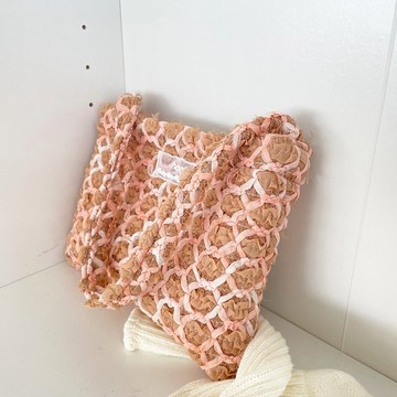 Rosy 網紗托特包