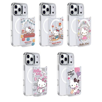 三麗鷗 iPhone系列 可拆式磁吸片材彩鑽手機殼-單售片材5