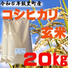 コシヒカリ　玄米20kg(令和5年飯豊町産)