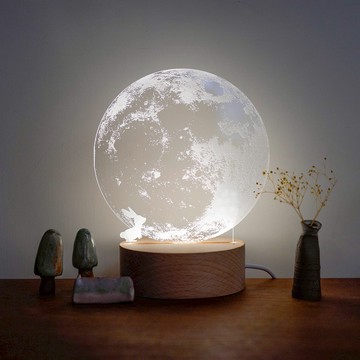 【耶誕交換禮物】【LIGHTO】 明月物語－小夜燈