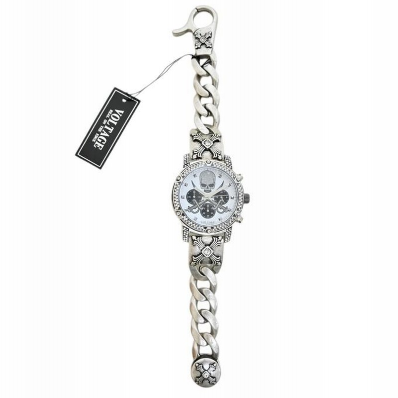 ヴォルテージ VOLTAGE 腕時計 VO-028AS-01M メタルブレスレット ロック  