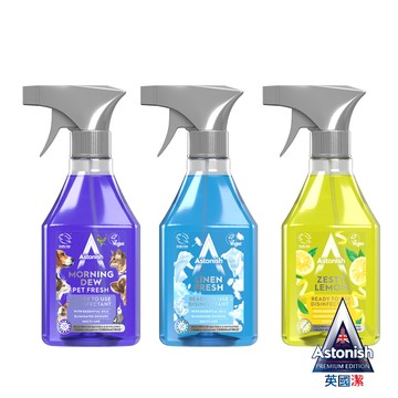 英國潔Astonish質感生活3入組(天竺葵+亞麻+檸檬)