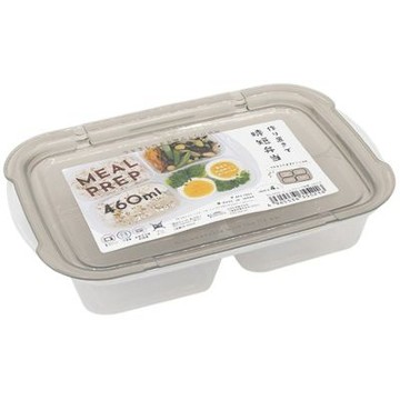 日本製可微波分隔備餐盒sikiri 4(總容量460ml)(1入)