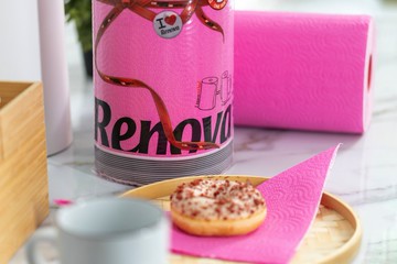 多彩廚房卷紙 南歐風情輕顏七色強力吸水去汙不易破家居裝飾 送禮