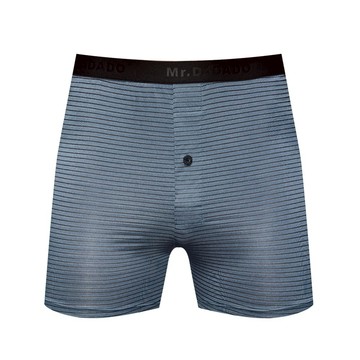 Mr.DADADO-M-3L黑標系列寬鬆四角內褲(洋流藍)-GK9255NG