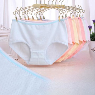 純色女士小清新全棉三角褲純棉內褲女學生少女薄棉全棉抗菌提臀