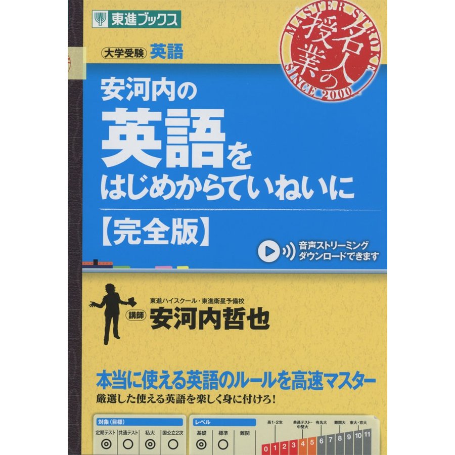 安河内の 英語をはじめからていねいに ［完全版］