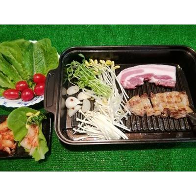 ふるさと納税 霧島市 サムギョプサル用鹿児島黒豚バラ肉(合計1kg)　A0-357