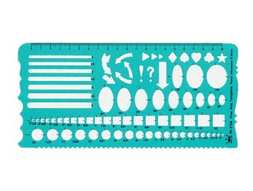 Life 徠福 TP-72A 美術定規 (111 x 233 x 0.8mm)【APP滿額下單4%點數(單一帳號最高1500點)】5/31止