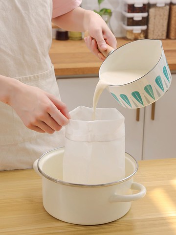 豆漿過濾袋隔渣果汁紗布奶茶過濾器酵素白酒葡萄酒超細漏網濾網袋