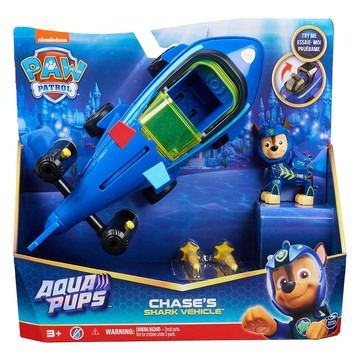 SPIN MASTER 水行狗狗隊系列 大型救援車  阿奇 +鯊魚救援車 藍色  1組