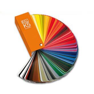 RAL Classic Color K5 Gloss 德國勞爾經典 K系列 K5 全光澤 色卡 (4碼216色單頁單色)