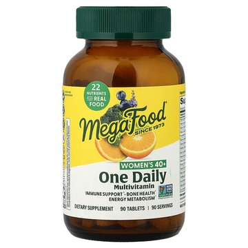 MegaFood, 40 歲以上女性每日一片多維生素，90 片