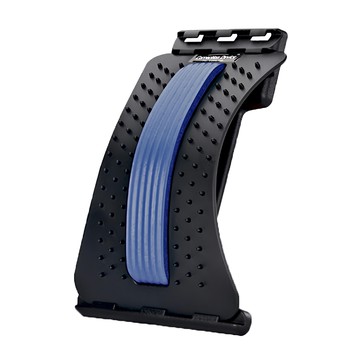 捷華 腰背三段伸展墊 尺寸約39*25cm 重量530g 背脊三檔調節  藍色 + 黑色  1個