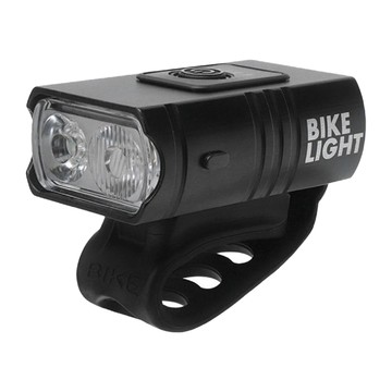 TX Tanox 特林 USB充電雙T6強亮自行車前燈 IP44防水等級  黑色  1個