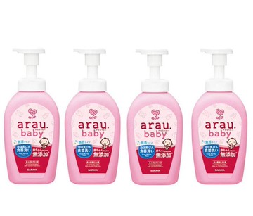 arau.baby 愛樂寶 寶貝 奶嘴奶瓶清潔泡泡500mlX4瓶 1000元