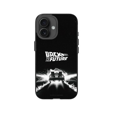 iPhone 16 Clear (相機按鈕) 酷墨灰 - Back to the future - Back To The Future B&W