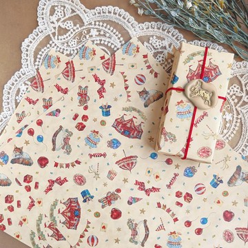 【新款上市】設計款包裝紙 玩具箱 (Coffre à jouets)