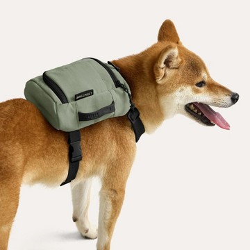 【預購】寵物迷你隨行背包 軍綠色