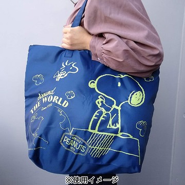 嘻嘻日貨🐾 日本正版 史努比  20L 折疊 托特包 旅行袋 行李袋 可掛行李箱 防潑水 SNOOPY