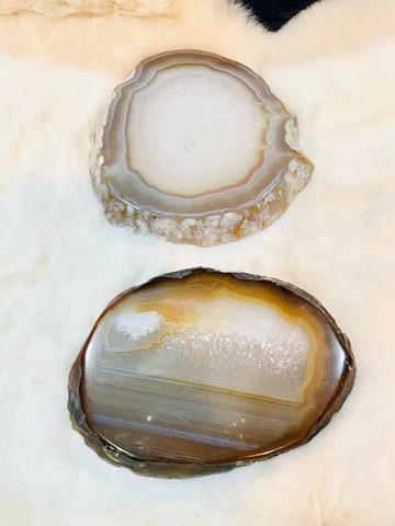 【咖啡厚料瑪瑙片】 辦公室療癒小物 消磁