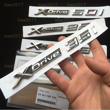 BMW 側標 車標 XDrive 四驅 字標 尾標 葉子板 後標 X3 X4 X5 X6 F15 F16 F25 F26
