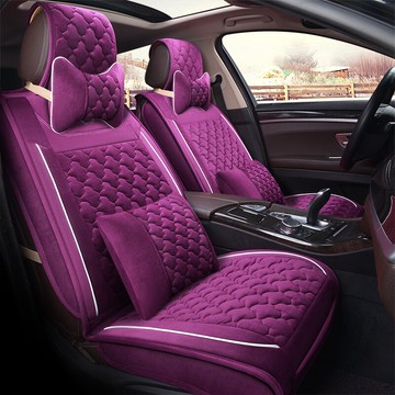 冬季汽車座套2011款北京現代伊蘭特途勝老款通用坐墊全包毛絨車墊