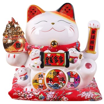【半島良品】招財貓擺飾  開運招財錢多多 多色  26 x 19 x 23cm