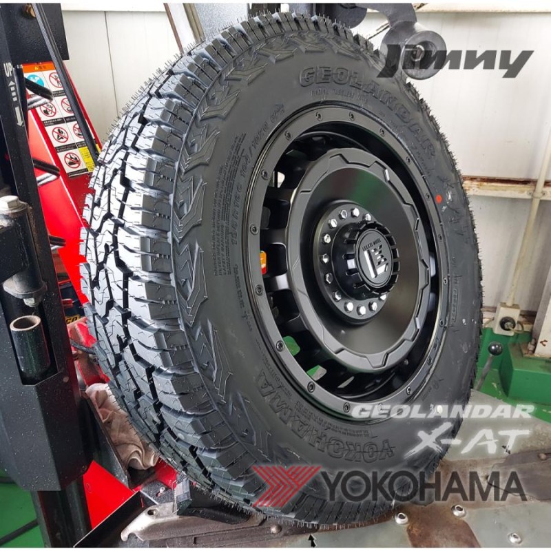 サマータイヤ JB74 ジムニーシエラ 新品タイヤホイール4本セット ヨコハマ ジオランダー X-AT 235/70R16 | LINEショッピング