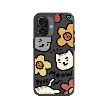 iPhone 17 SolidX 黑 - 小貓貓們 Little Cattos - Meow&Flowers