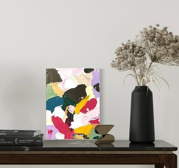 Mini Color Bloom (壓克力顏料畫布畫作)