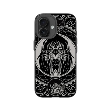 iPhone 16 Clear (相機按鈕) 酷墨灰 - Disney Villains - 獅子王 — 刀疤咆哮