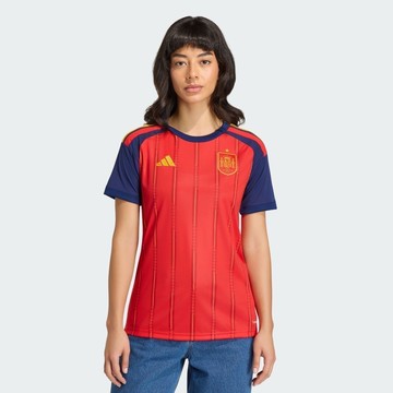 adidas 世界盃 西班牙 主場球迷版 短袖球衣 吸濕排汗 女 JZ5756 官方直營
