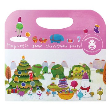 【遊戲書系列】手提包磁鐵書 - 聖誕派對