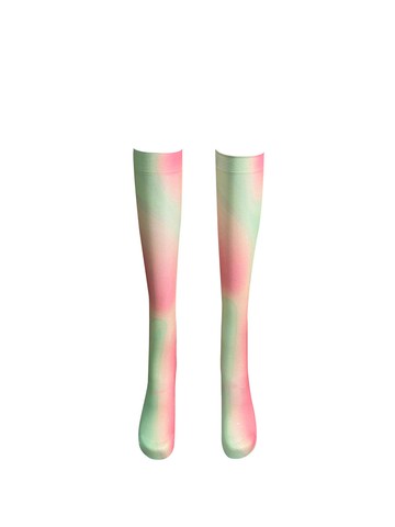 Jelly Bean Knee Stockings [Red]