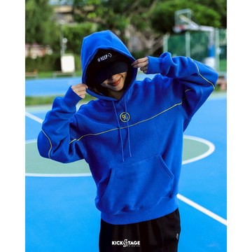 NIKE CLUB TOTAL 90 藍色 內刷毛 休閒 運動 足球 連帽 上衣 帽T 男款【HV3510-480】