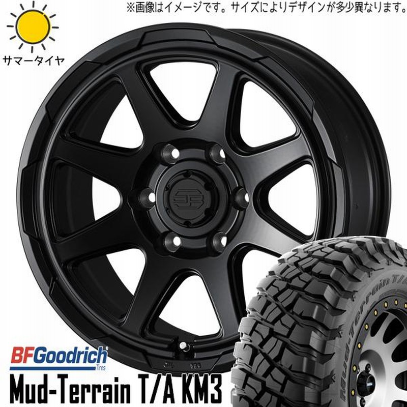 225/75R16 サマータイヤホイールセット ジムニー JB64 JB23 etc (BFGoodrich Mud-Terrain KM3 &  STADBERGE 5穴 139.7) | LINEブランドカタログ