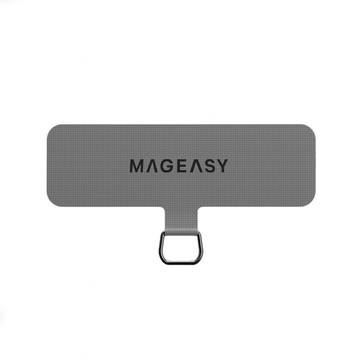 MAGEASY Strap 灰 手機 掛繩片 H7827 【新竹皇家4895241119323】